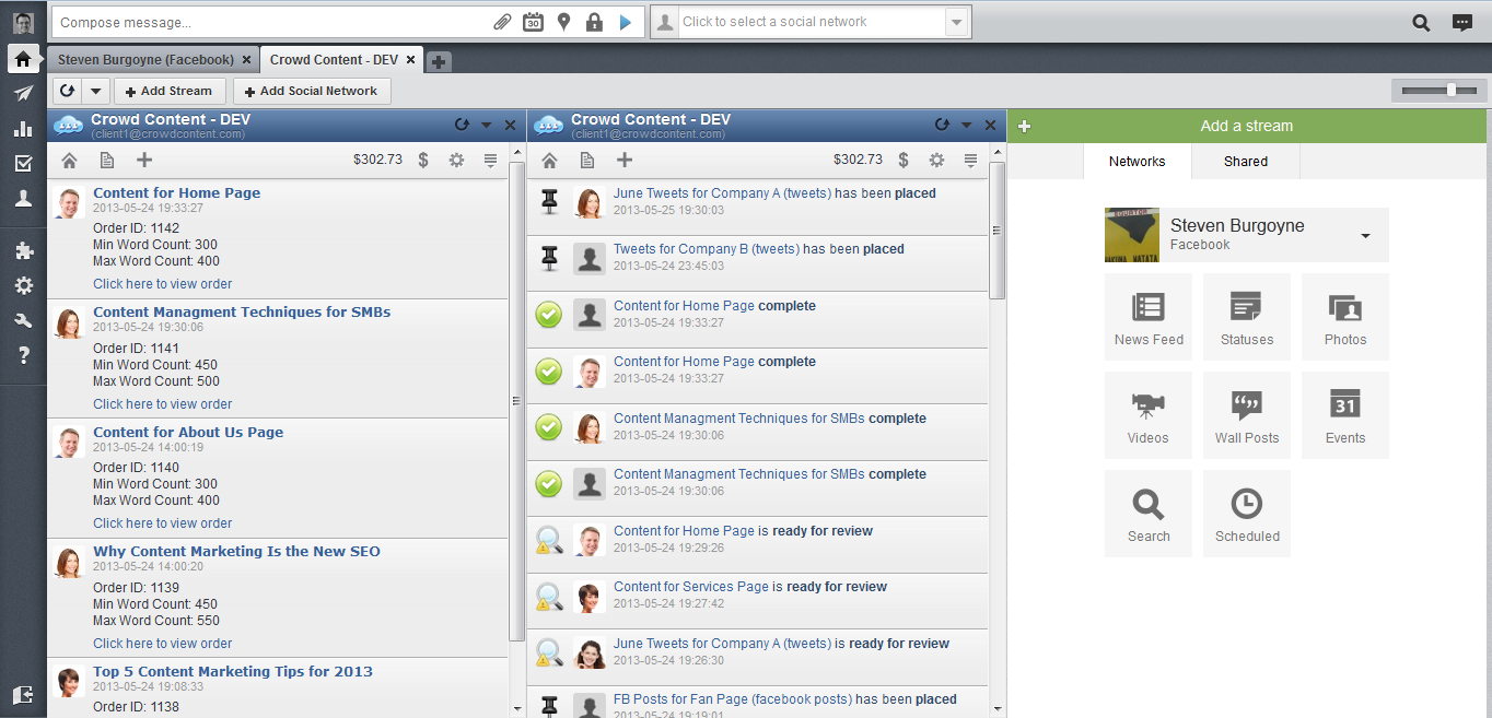 HootSuite App - Completed and Dashboard HootSuite App - Completed and Dashboard