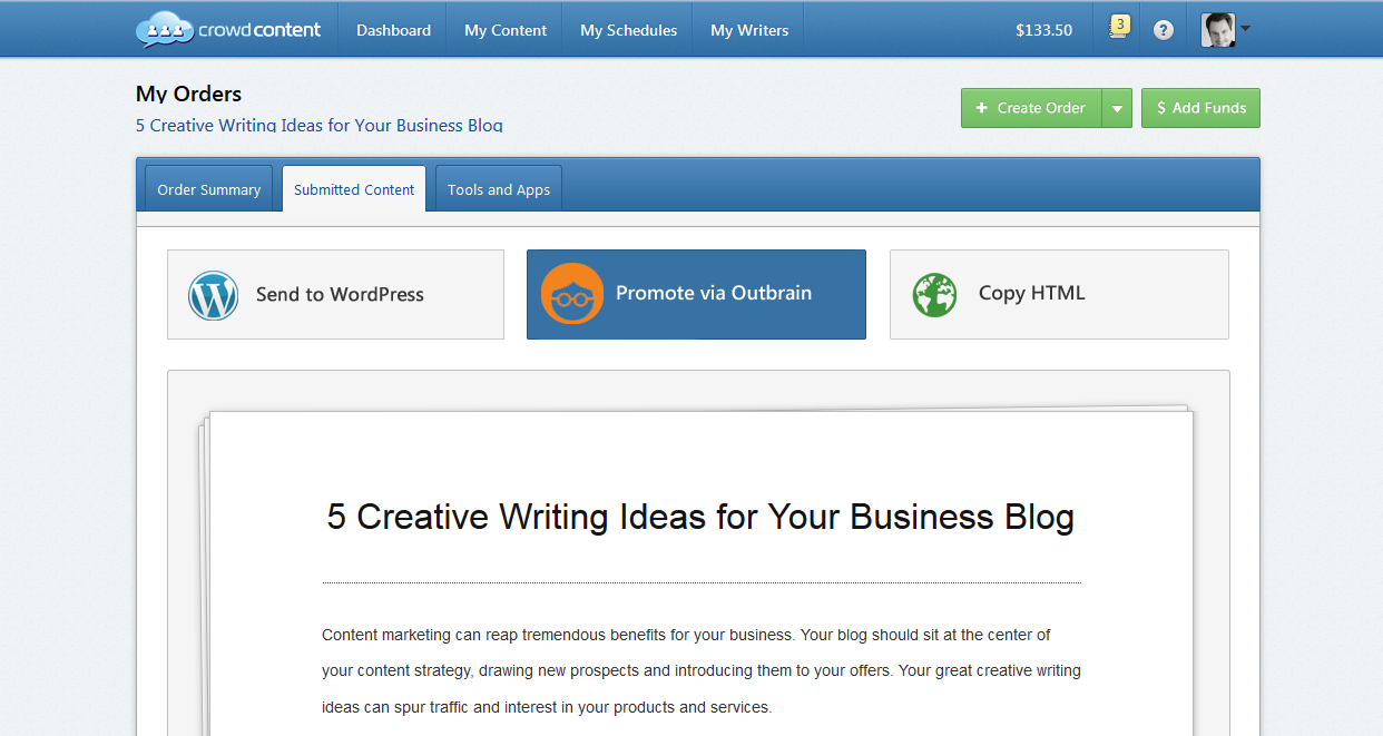 Outbrain Screenshot for Launch